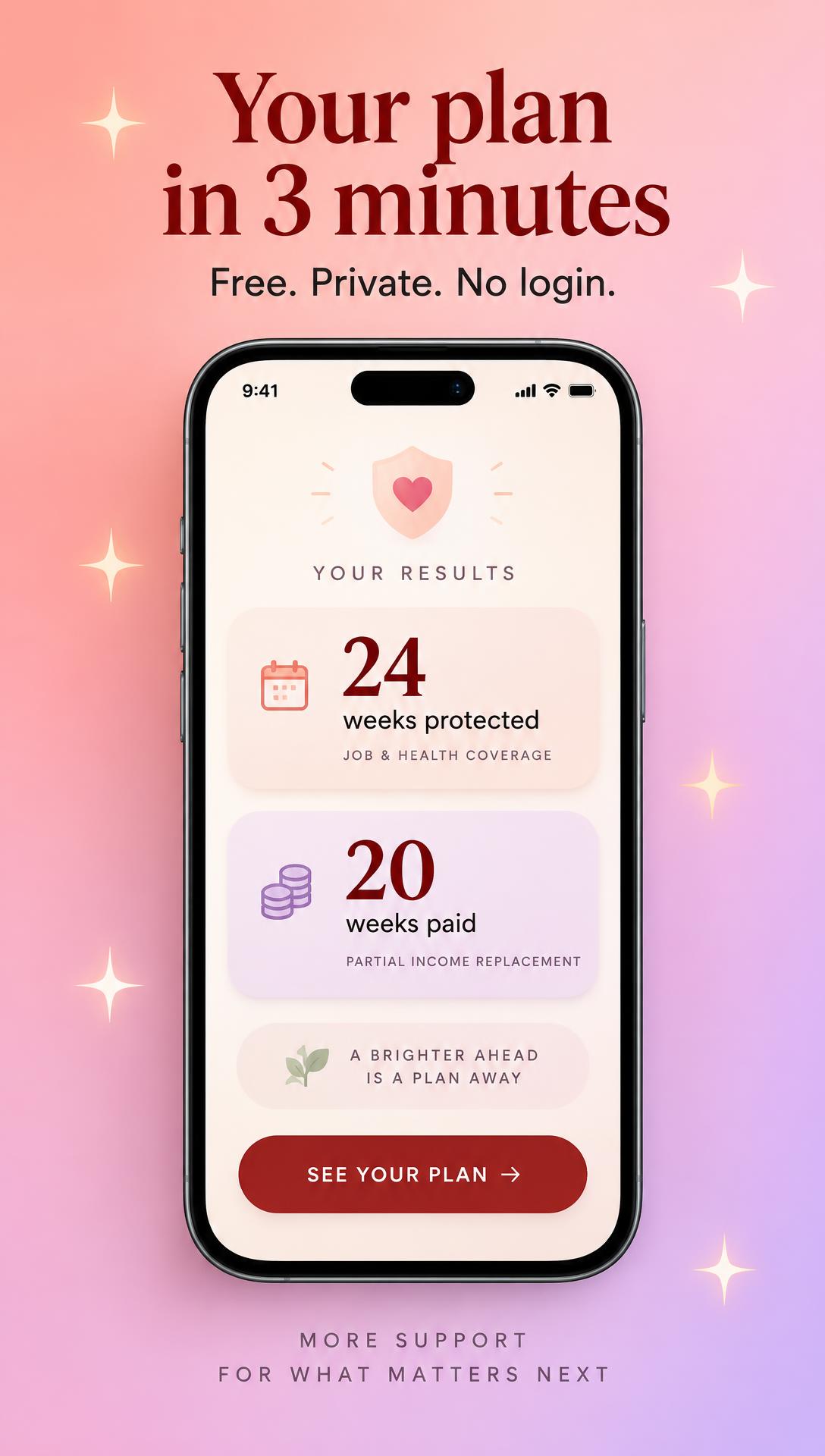 Screenshot: Leave Navigator results