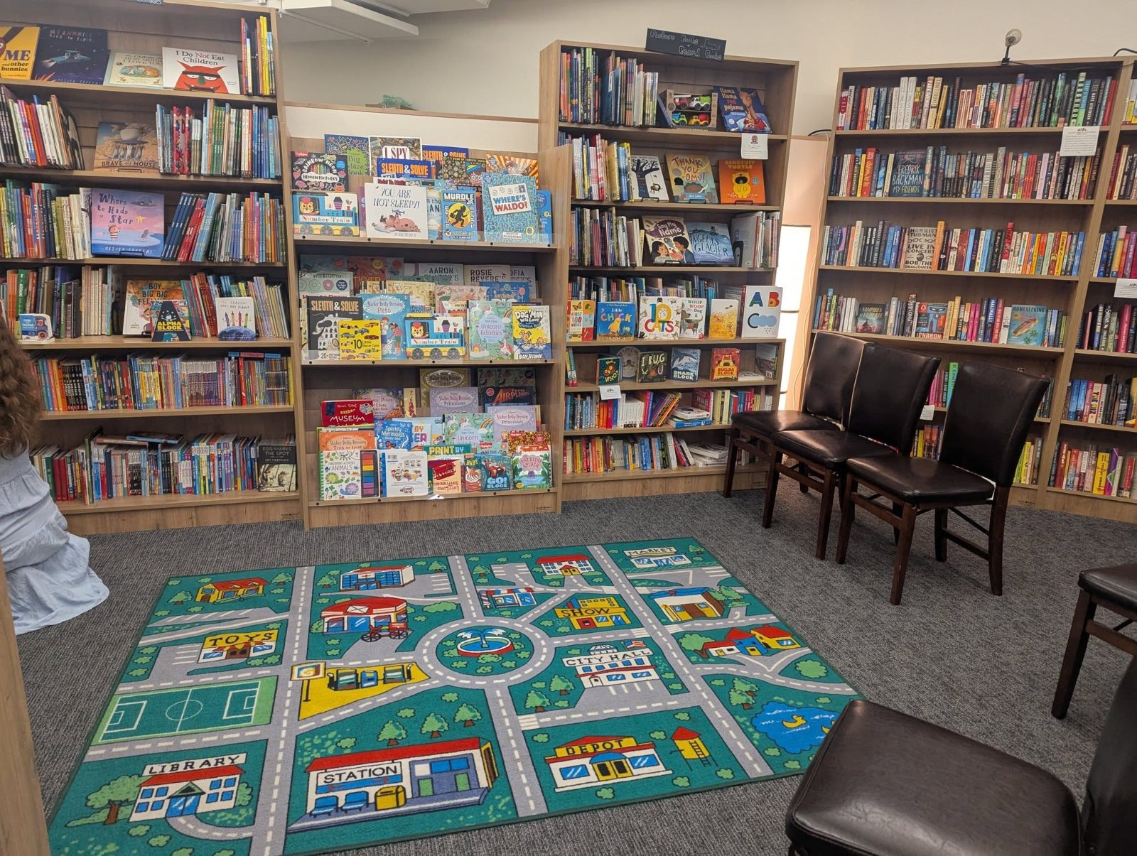 Fireside Books & More — Library & story time