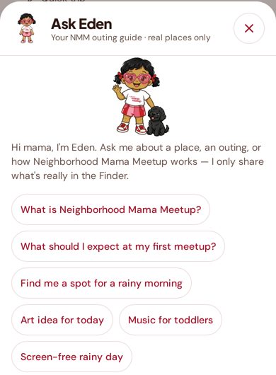 Screenshot: Explore Resources & Ask Eden